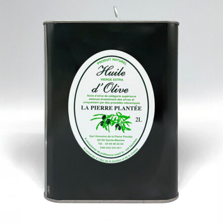 Huile d'olive fruitée vierge extra bidon 2 litres
