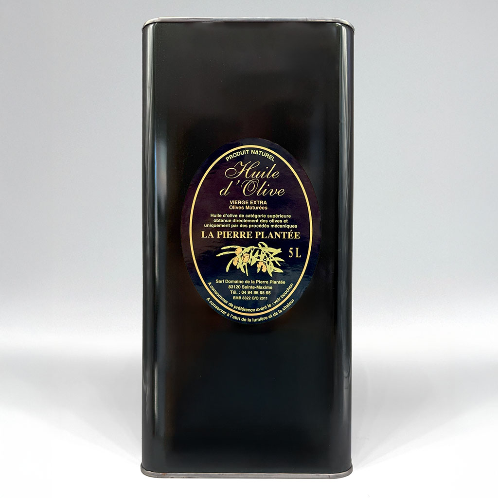 Huile d’olive maturée bidon 5 litres