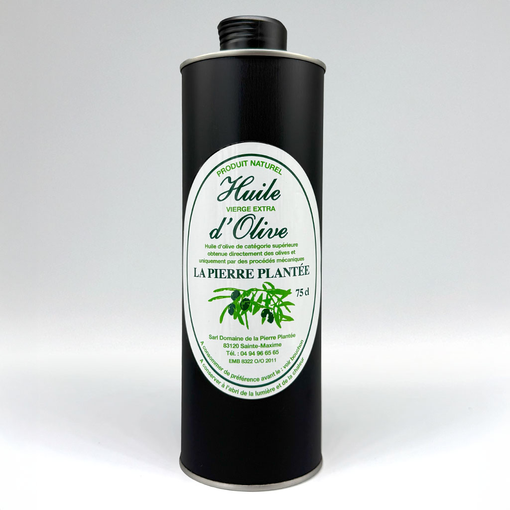 Huile d’olive fruitée vierge extra  bouteille 75cl